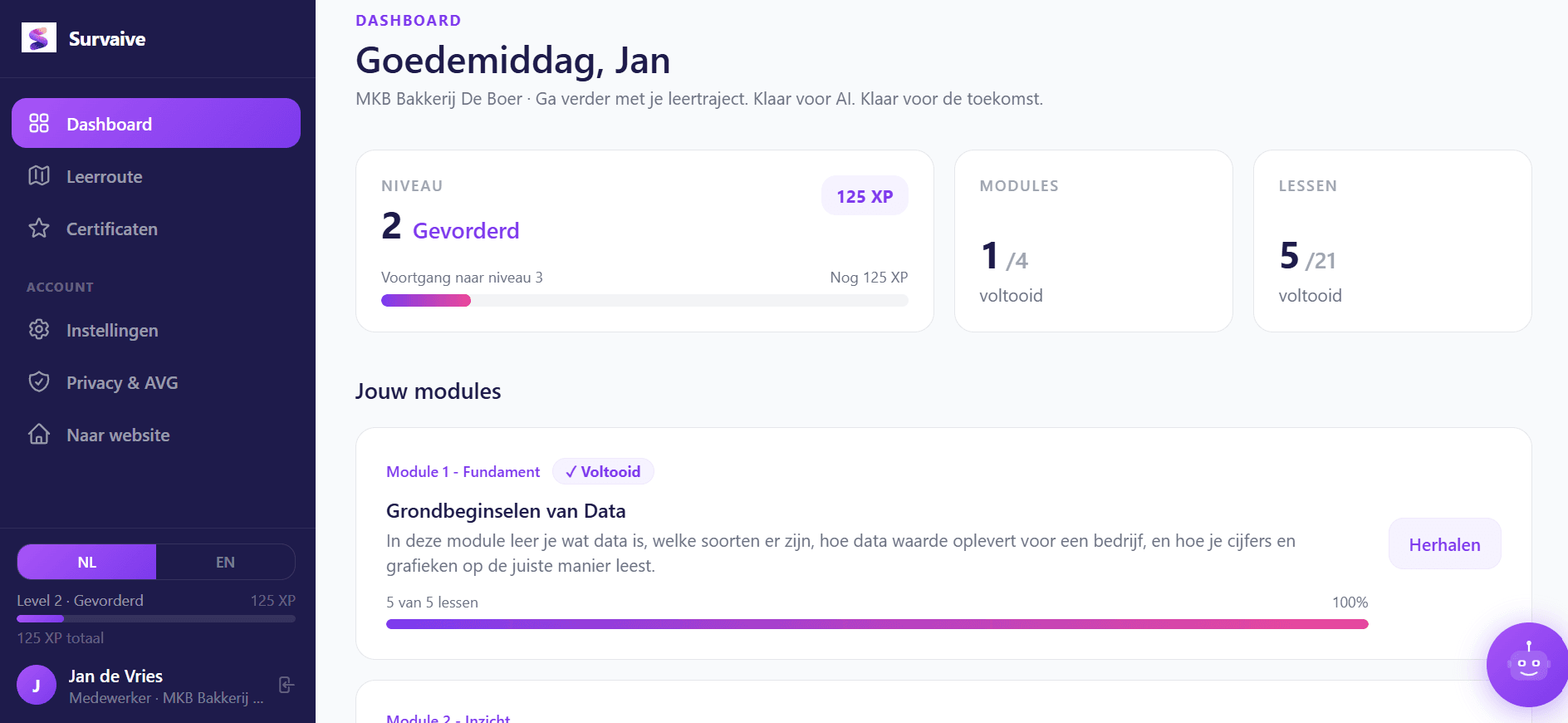 Zie in één blik wie er nog moet
